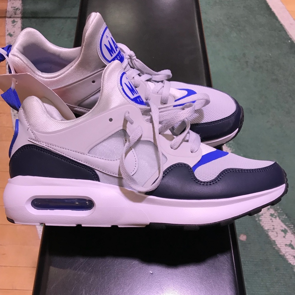 Nike Men’s Air Max Prime Black, Grey,& Royal Blue